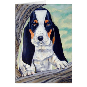 Basset Hound Puppy Cards