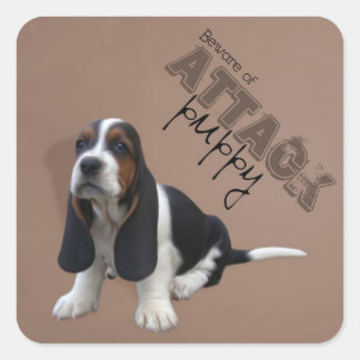 Basset Hound Puppy Sticker