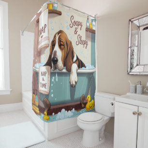 Basset Hound Sloppy Sleepy Cute Funny