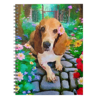 Basset hound Spiral Notebook