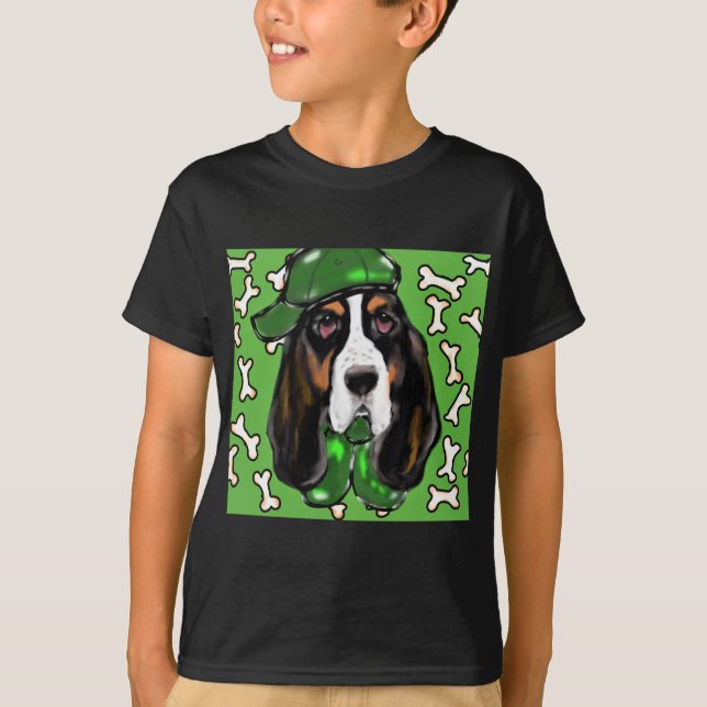 Basset Hound T-Shirt (Front)