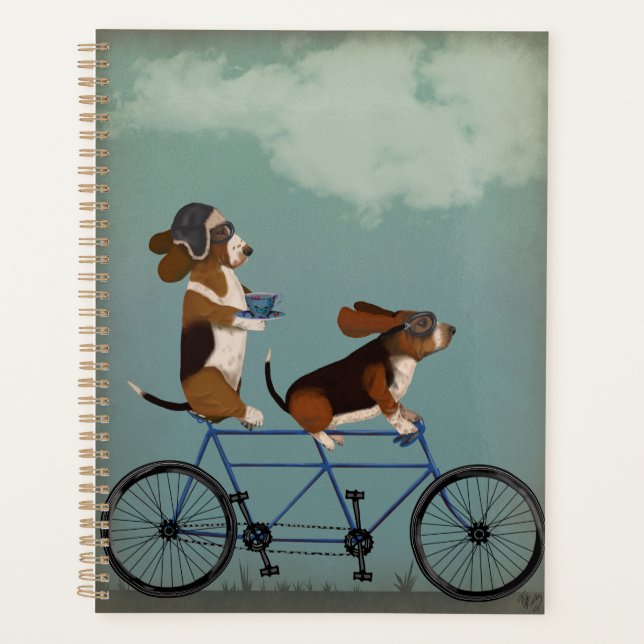 Basset Hound Tandem Planner (Front)