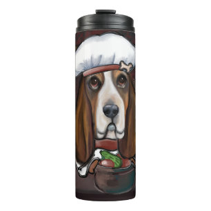 BASSET HOUND THERMAL TUMBLER