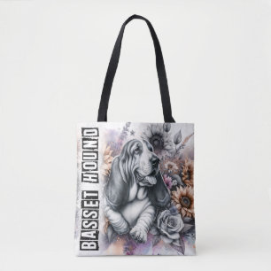 Basset Hound Tote Bag
