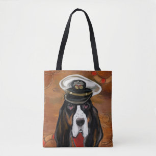 BASSET HOUND TOTE BAG