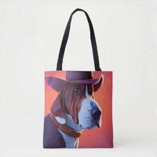 Basset Hound Tote Bag