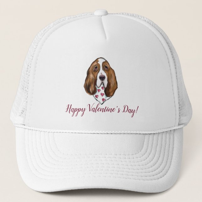 Basset Hound Trucker Hat (Front)