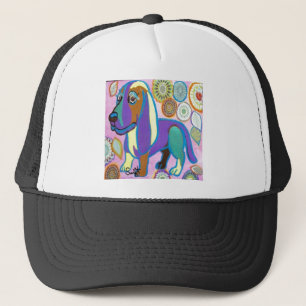 Basset Hound Trucker Hat