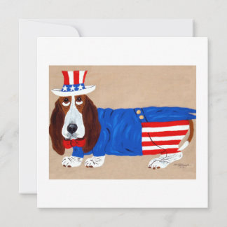 Basset Hound Uncle Sam Announcement