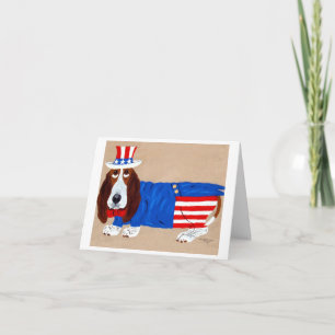Basset Hound Uncle Sam Announcement