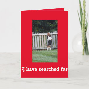 Basset Hound Valentine's Day card