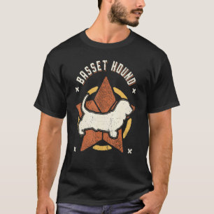 Basset Hound Vintage Retro Classic Dog T-Shirt