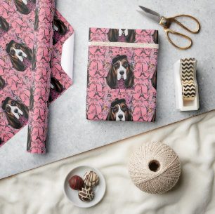 Basset Hound Wrapping Paper