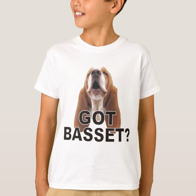 Basset obtenu ? T-shirt d'enfants d'hurlement (Devant)