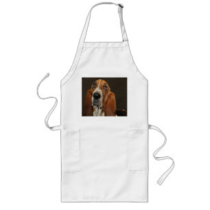 bassett hound 2 long apron