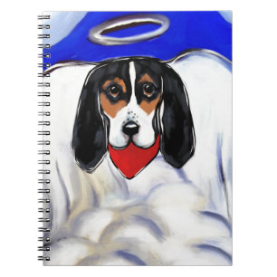 Bassett Hound Angel Notebook