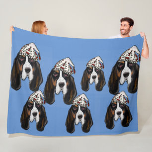 Bassett Hound    Fleece Blanket