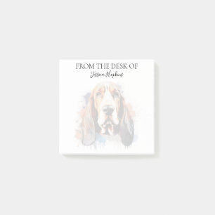 Bassett Hound Lover Monogrammed Notes