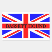 bassett hound name on flag