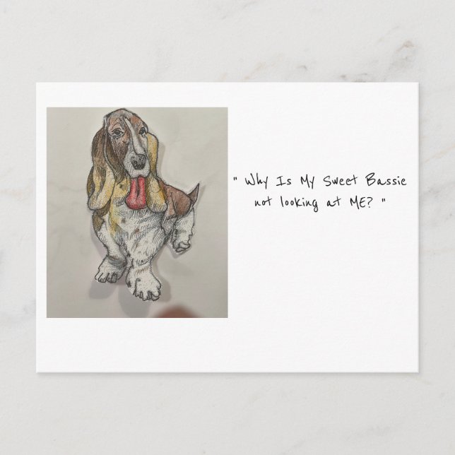 Bassie Postcard Card (Front)