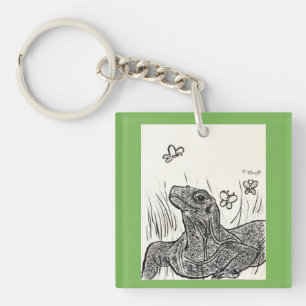 Bassin de dragon de Komodo en beauté