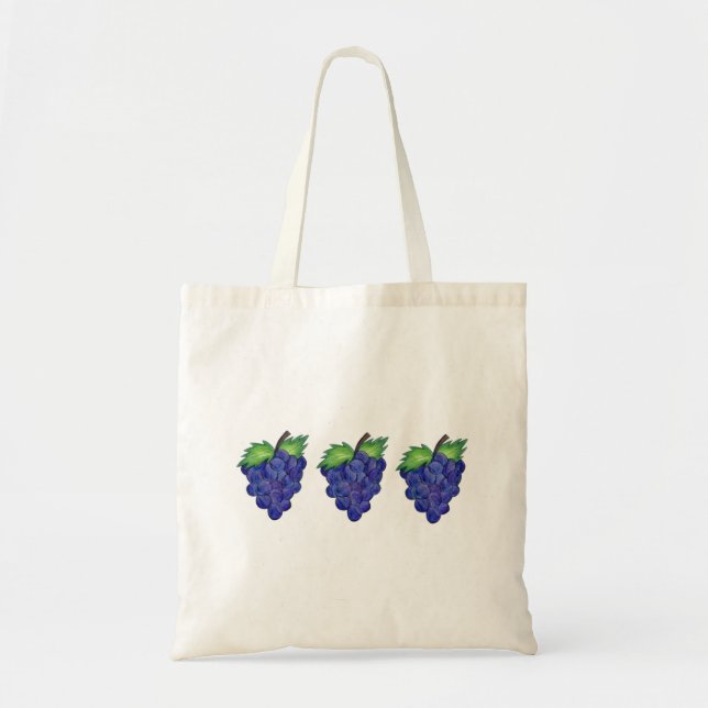 Bassin de raisins de raisin violet Sac fourre-tout (Devant)