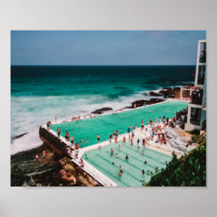 Bassin d'icebergs de Bondi Beach - Poster