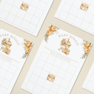 Bassinet Baby Shower Bingo Game