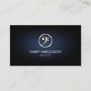 Bassist Bass Guitarist Musician Business Card