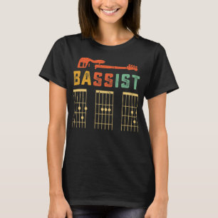 Bassist Dad - Guitar Chords - Fathers Day Gift Ide T-Shirt