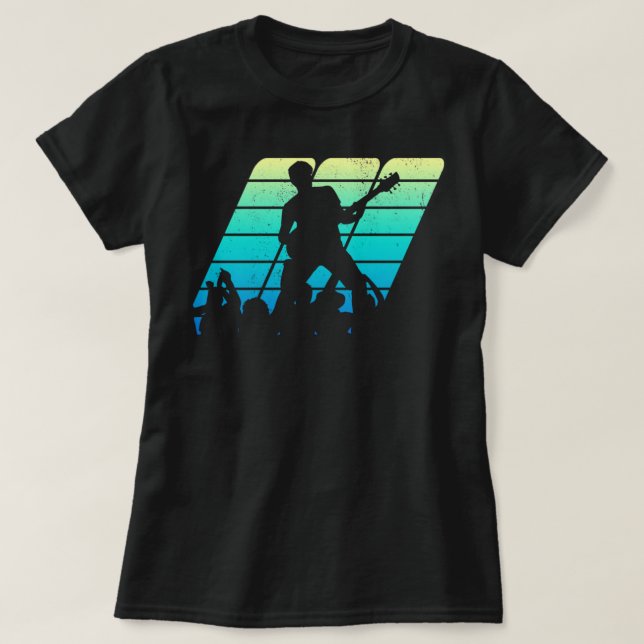 Bassist Guitar Player T-Shirt (Design Front)