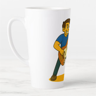 Bassist on Coffee cup