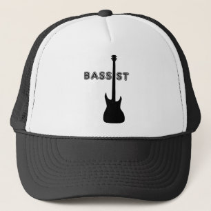 Bassist Silhouette Trucker Hat
