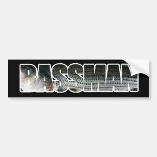 Bassman Bumper Sticker DARK
