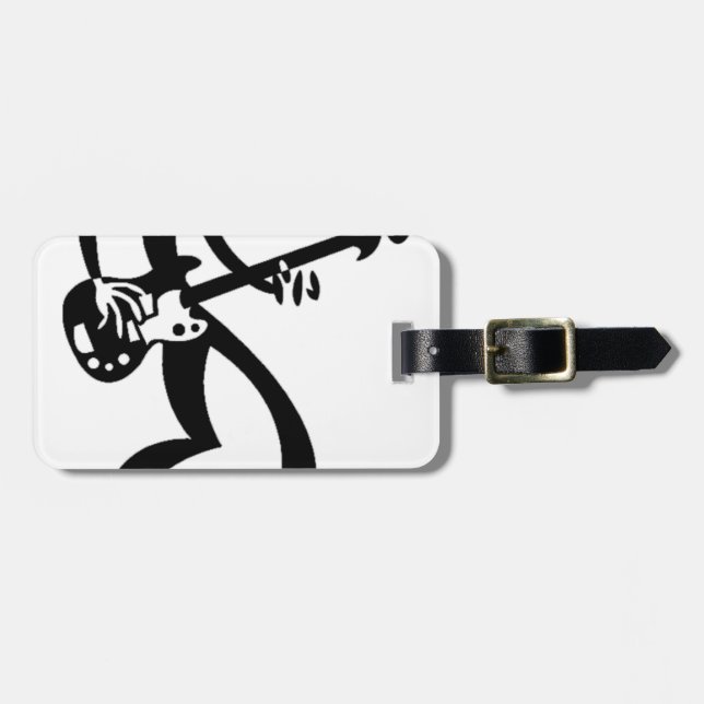 bassman luggage tag (Front Horizontal)