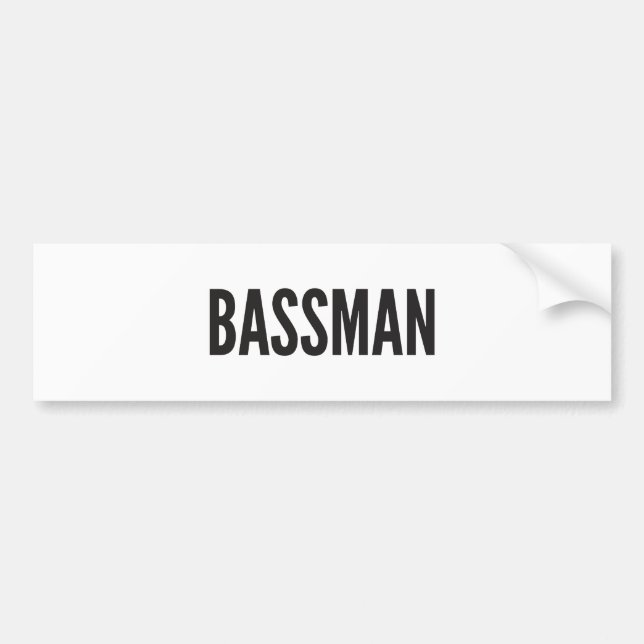 Bassman Sticker (Front)