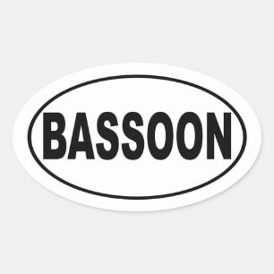 Bassoon Bumper Sticker