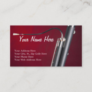 Bassoon Business Cards