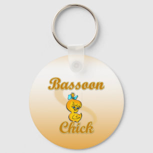 Bassoon Chick Keychain
