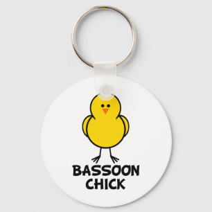 Bassoon Chick Keychain