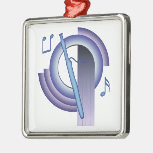Bassoon Deco2 Metal Ornament