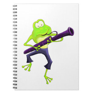 Bassoon Frog Notebook