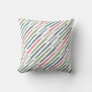 Bassoon Instrument Music Orchestra Band Multicolor Throw Pillow
