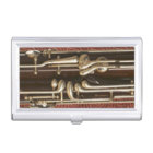 Bassoon Keys on Dark Red