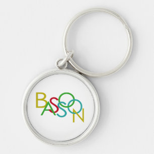 BASSOON Letters Keychain