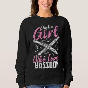 Bassoon Men Women Kids Bassoonist Reed Instrument Sweatshirt