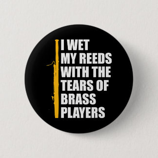 Bassoon Player Bassoonist Reed 2 Inch Round Button