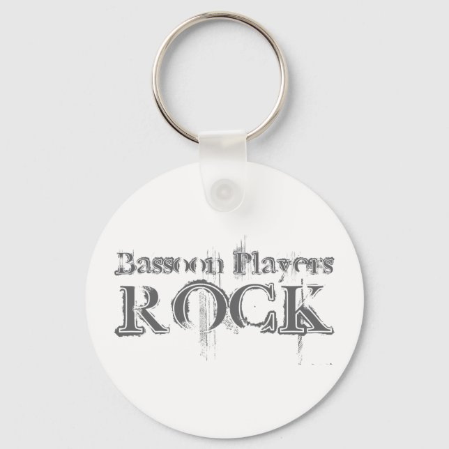 Bassoon Players Rock Keychain (Front)