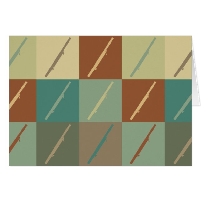 Bassoon Pop Art (Front Horizontal)