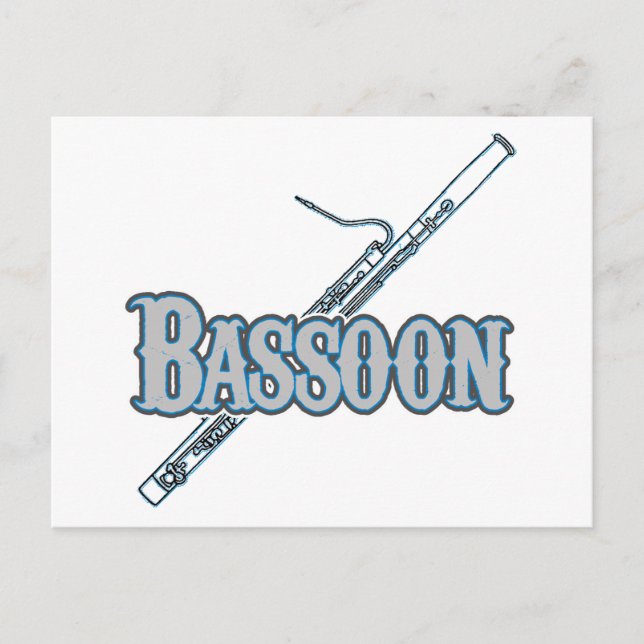 Bassoon Postcard (Front)